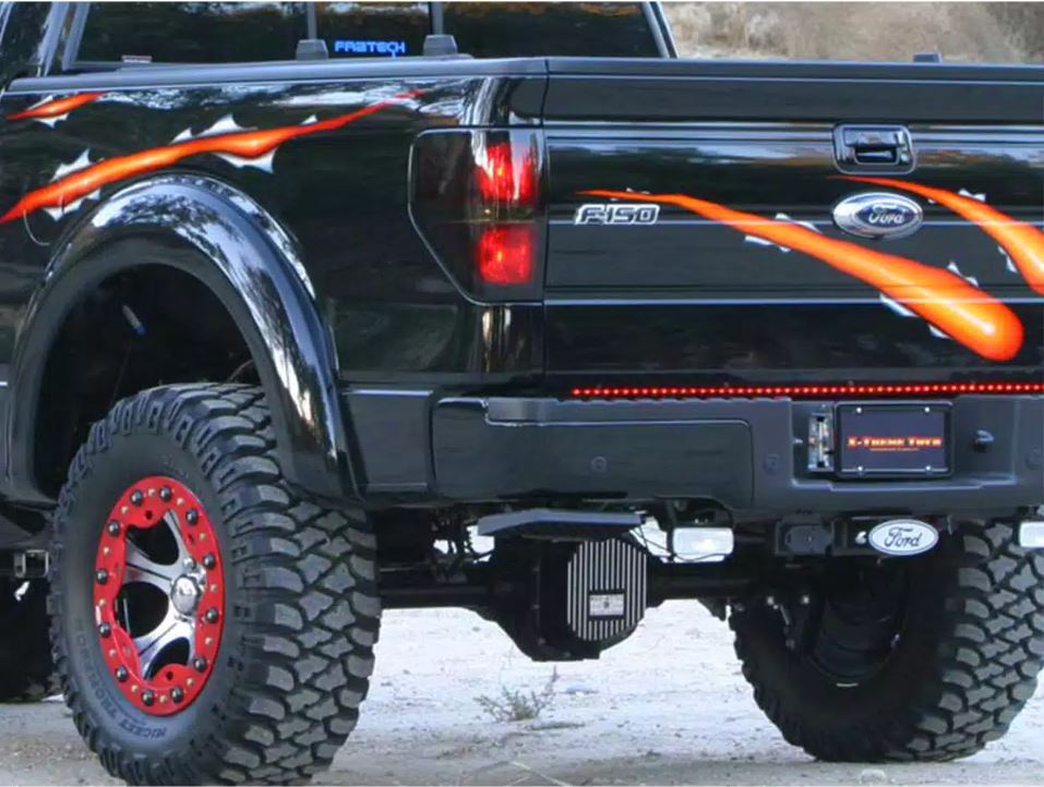 Product of Amp Research 75302-01A Black Powder Coated Aluminum Truck Step