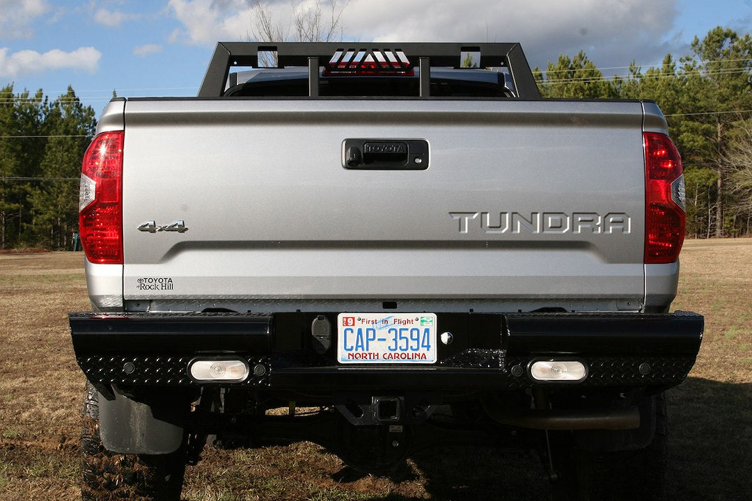 Product of Fab Fours TT14-T2850-1 Black Steel Steel Gloss Powder Coated Bumper