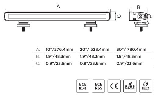 Go Rhino 750001014cbs Light Bar||flash Dims.Jpg||93||g260001014cbs||1258701