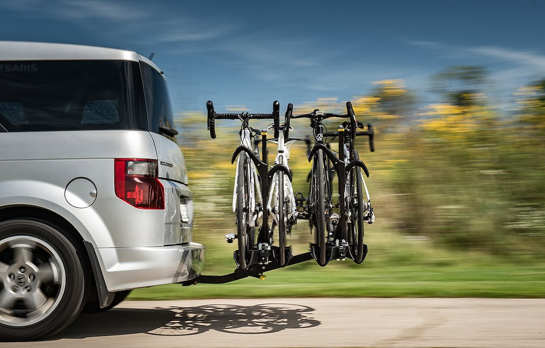 Product of Saris 4026F 4 Bikes Bike Tire Clamp Bike Rack - Receiver Hitch Mount Yes