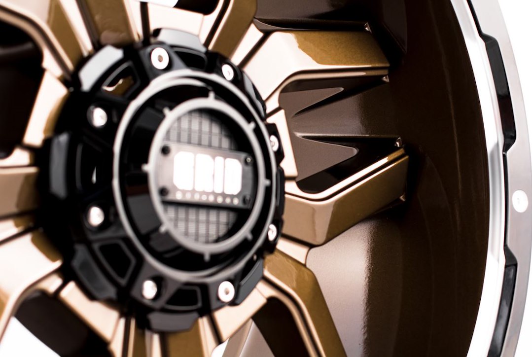 Product of Grid Wheels 17x9 Bronze With Black Lip Wheel - Not Applicable Bolt Pattern
