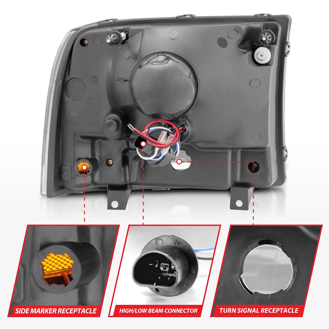 Product of Anzo Usa 111106 Headlight Assembly