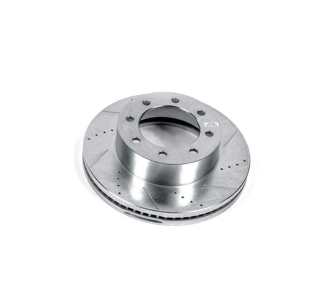 Product of Power Stop AR85153XR Evolution Series Drilled And Slotted 1-Piece Brake Rotor