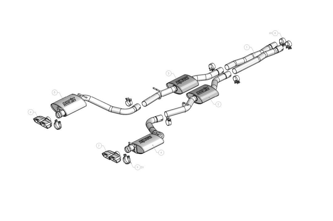 Borla 140649 Exhaust System Kit||140649_1.Jpg||86||b25140649||2111417