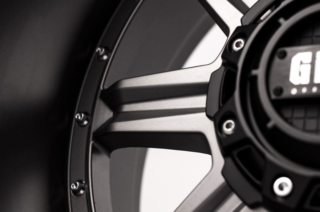 Product of Grid Wheels 20x9 Anthracite Gray With Black Lip Wheel - Not Applicable Bolt Pattern