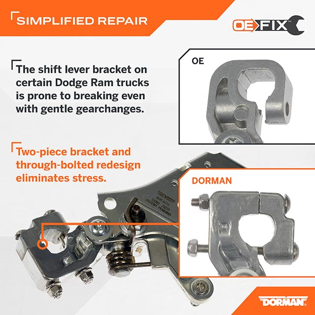 Dorman (Oe Solutions) 905-670 Auto Trans Shifter Cable Bracket||905-670_7.Jpg||92||d18905670||1686581