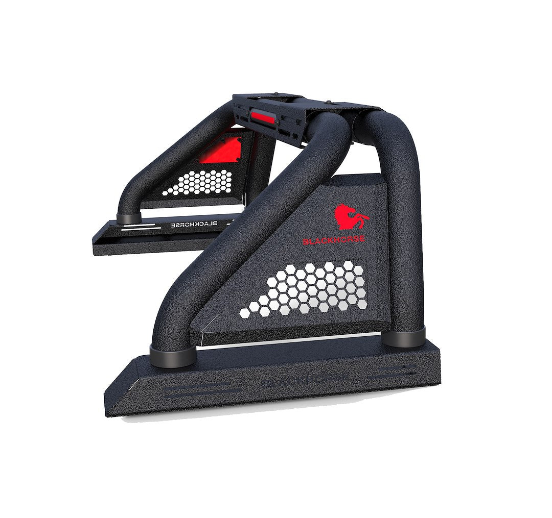 Product of Black Horse Offroad RB09MT Tubular Powder Coated Steel Truck Bed Bar