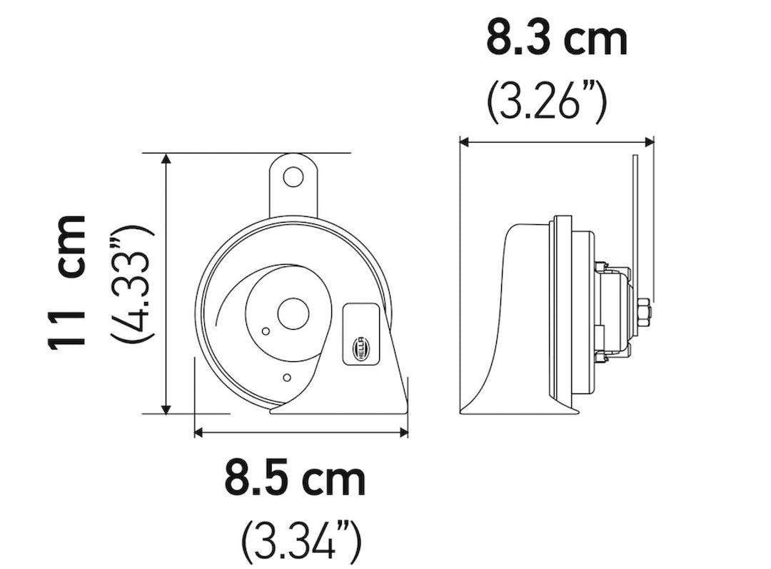 Product of Hella 012010801 Horn