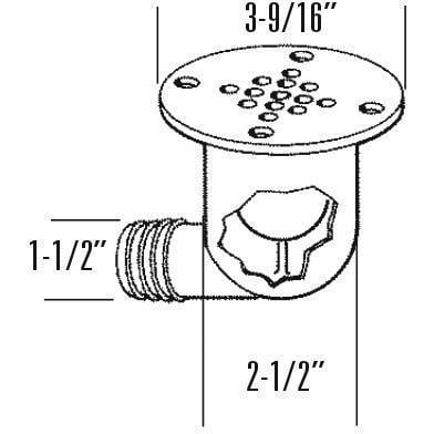 Product of T-H Marine Csd-92-Dp Boat Scupper