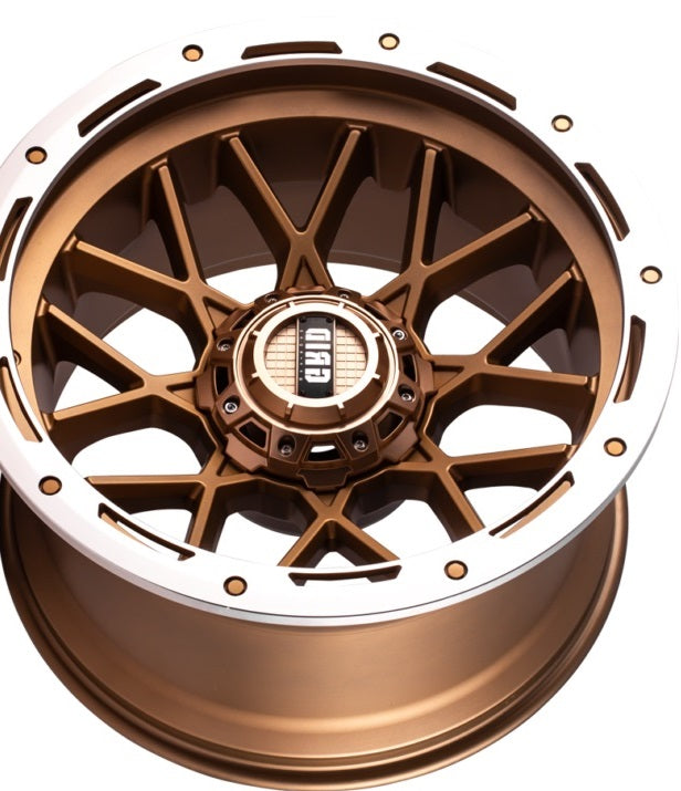 Product of Grid Wheels 22x12 Bronze With Natural Lip Wheel - Not Applicable Bolt Pattern