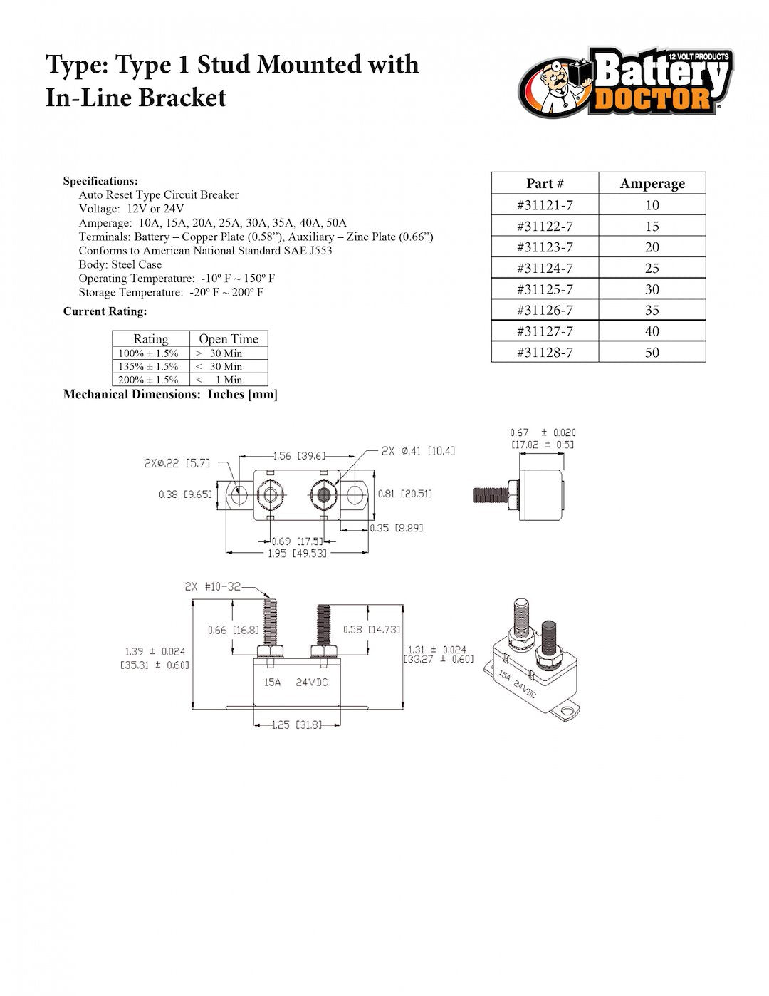 Product of Wirthco 31123 Circuit Breaker