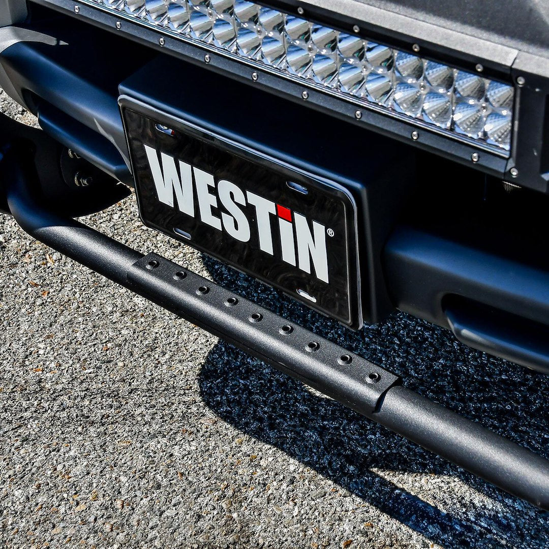 Product of Westin Automotive 40-32075 Grille Guard 1-Piece Black Textured Powder Coated