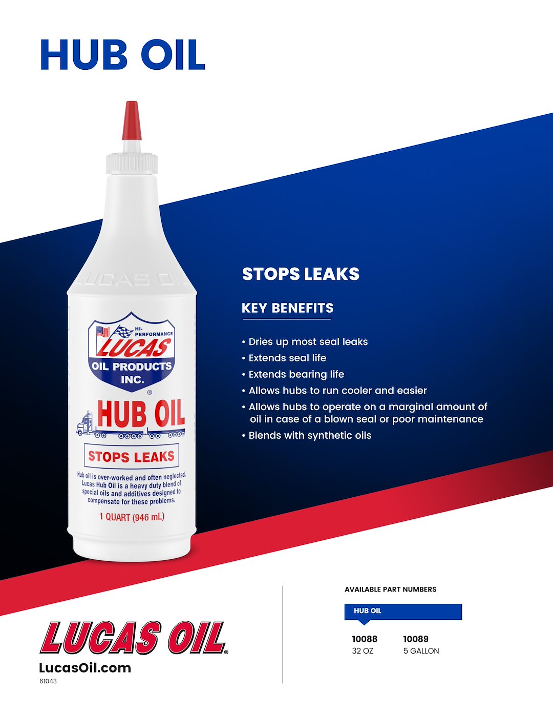 Lucas Oil 10088 Hub Oil||10088_2.Jpg||87||l4410088||1326782