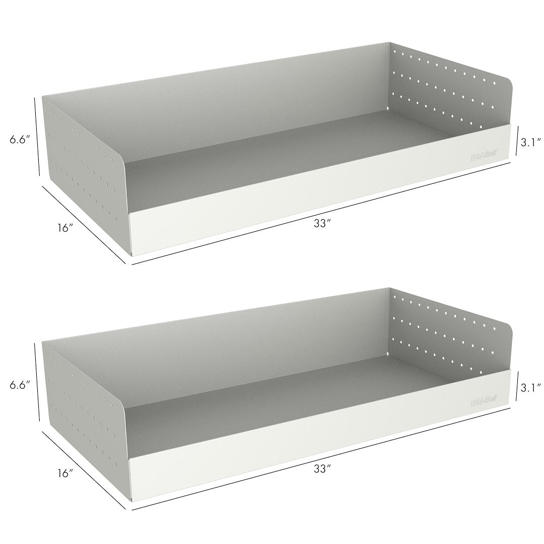 Product of Rolacase RSSHL/86-2 34 Inch L 16 Inch W Silver Van Storage System Shelf