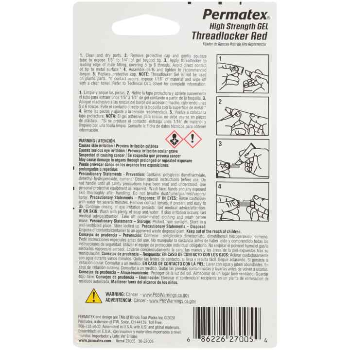 Permatex 27005 Thread Sealant||27005_1.Jpg||86||p1327005||2345122