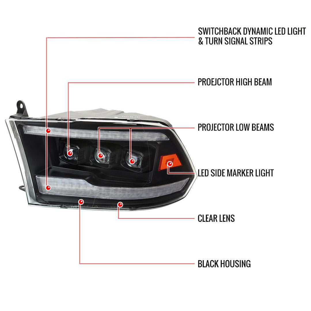 Spec-D Tuning 2lhe-Ram09jm-Sq-Rs Headlight Assembly||2lhe-Ram09jm-Sq-Rs_3.Jpg||88||sdtera9jsqrs||1380683