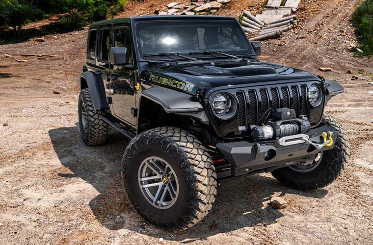 Product of Bushwacker 11950-07 Non-Exposed Fasteners Black Fender Flare - Set Of 4