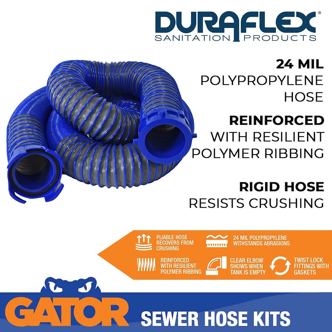 Product of Duraflex 22008 30 Feet Gray Sewer Hose Yes