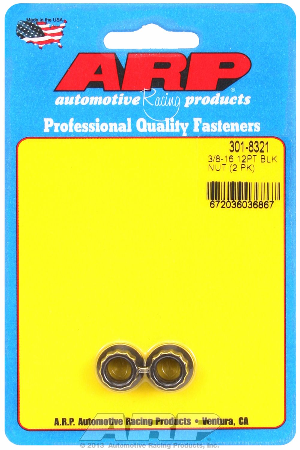 Arp Auto Racing 401-8301 Nut||301-8321.Jpg||85||a144018301||1485167