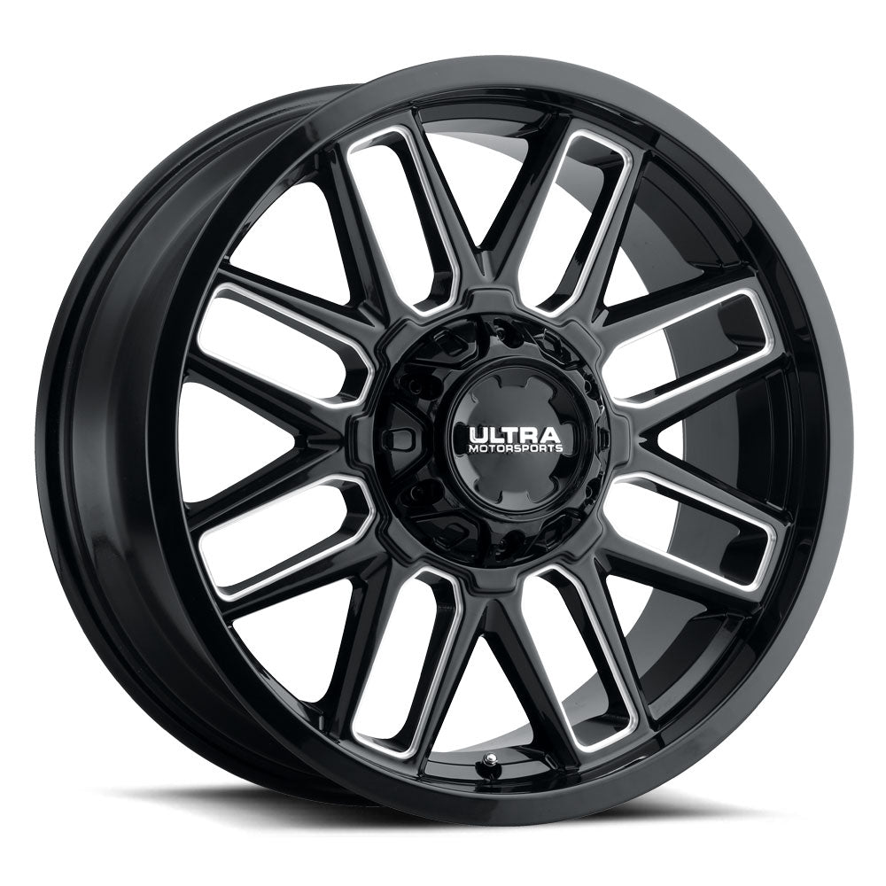 Product of Ultra Wheel 18x9 Black With Natural Accents Wheel - 5x5.00 Bolt Pattern