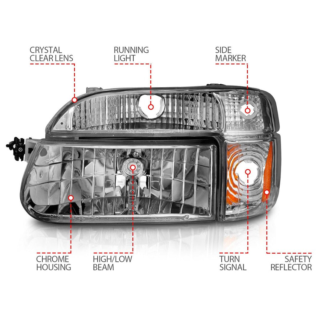 Product of Anzo Usa 111040 Headlight Assembly