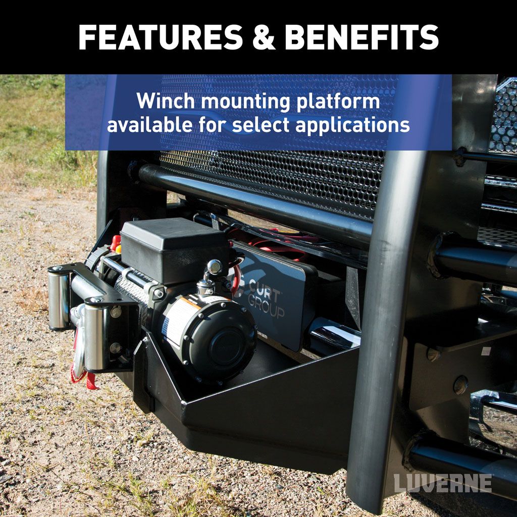 Product of Luverne 321803 Grille Guard 1-Piece Black Powder Coated