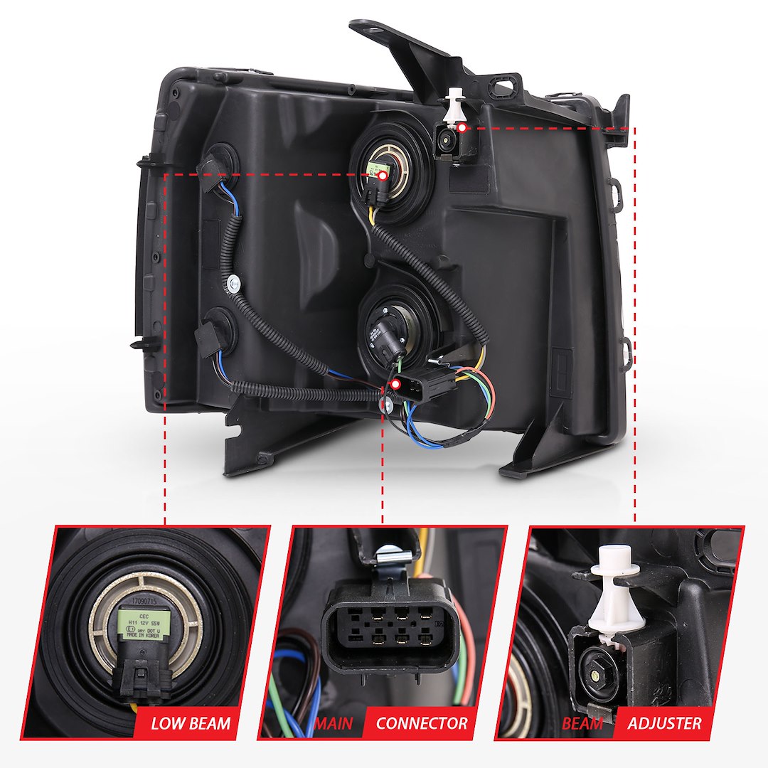 Product of Anzo Usa 111393 Headlight Assembly