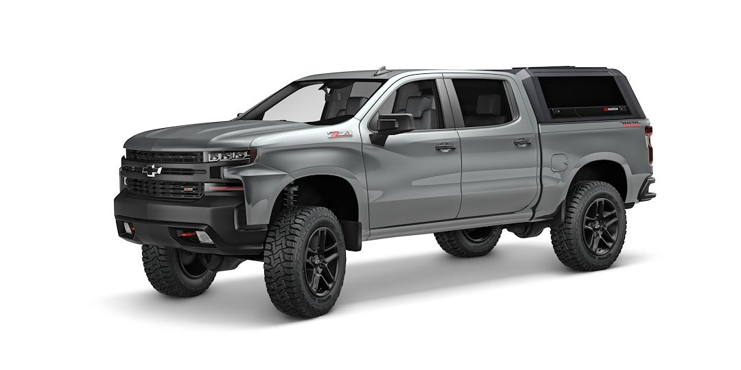 Product of SmartCap EV0101-MB Black Stainless Steel 5-Piece Truck Cap