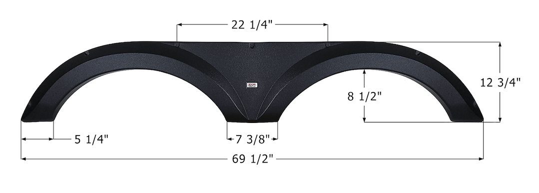 Product of Icon 14255 Fender Skirt