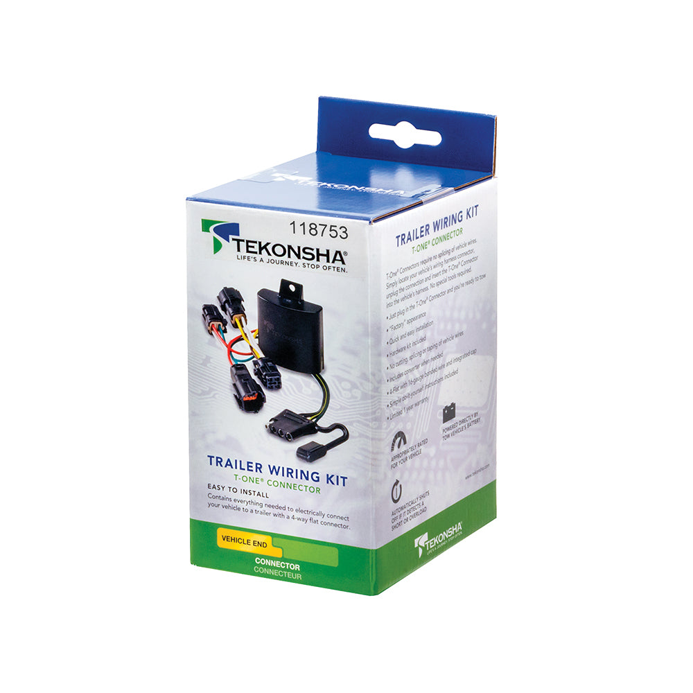 Product of Tekonsha 118753 Vehicle End 4 Flat Trailer Wiring Connector