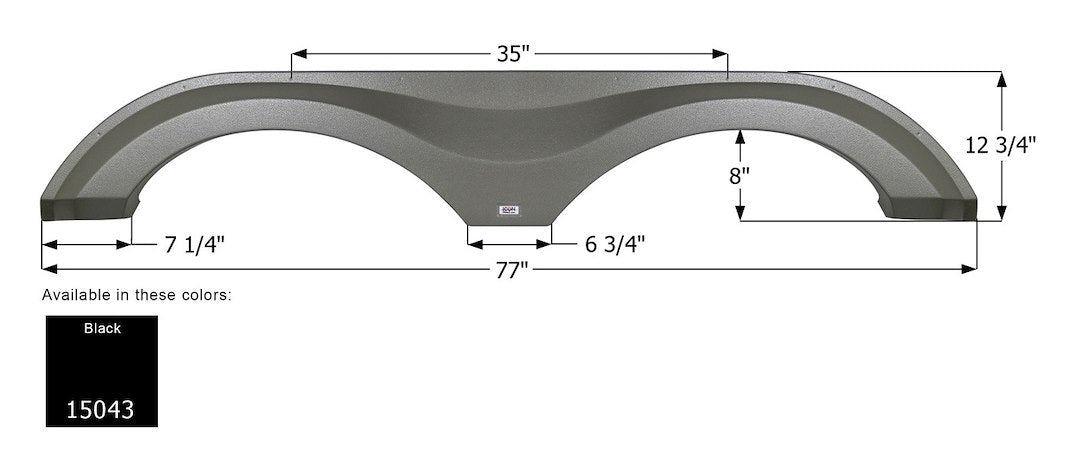 Product of Icon 15043 Fender Skirt