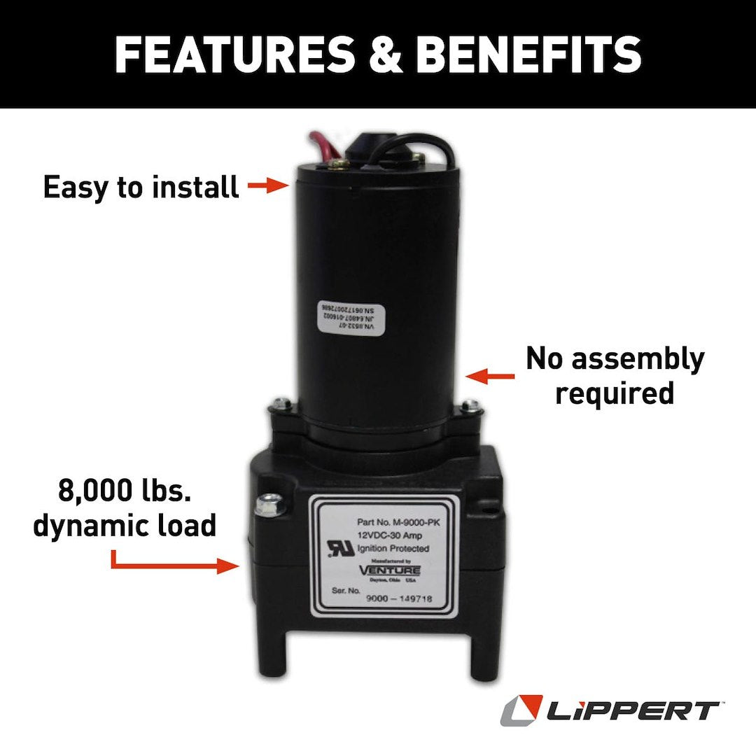 Product of Lippert Components 142178 Trailer Landing Gear Motor
