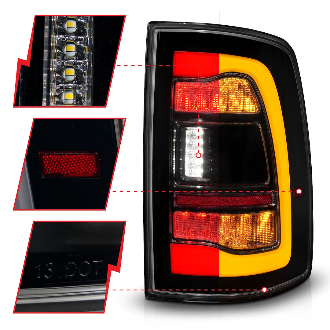 Anzo Usa 311472 Tail Light Assembly||||89||a1r311472||2002072
