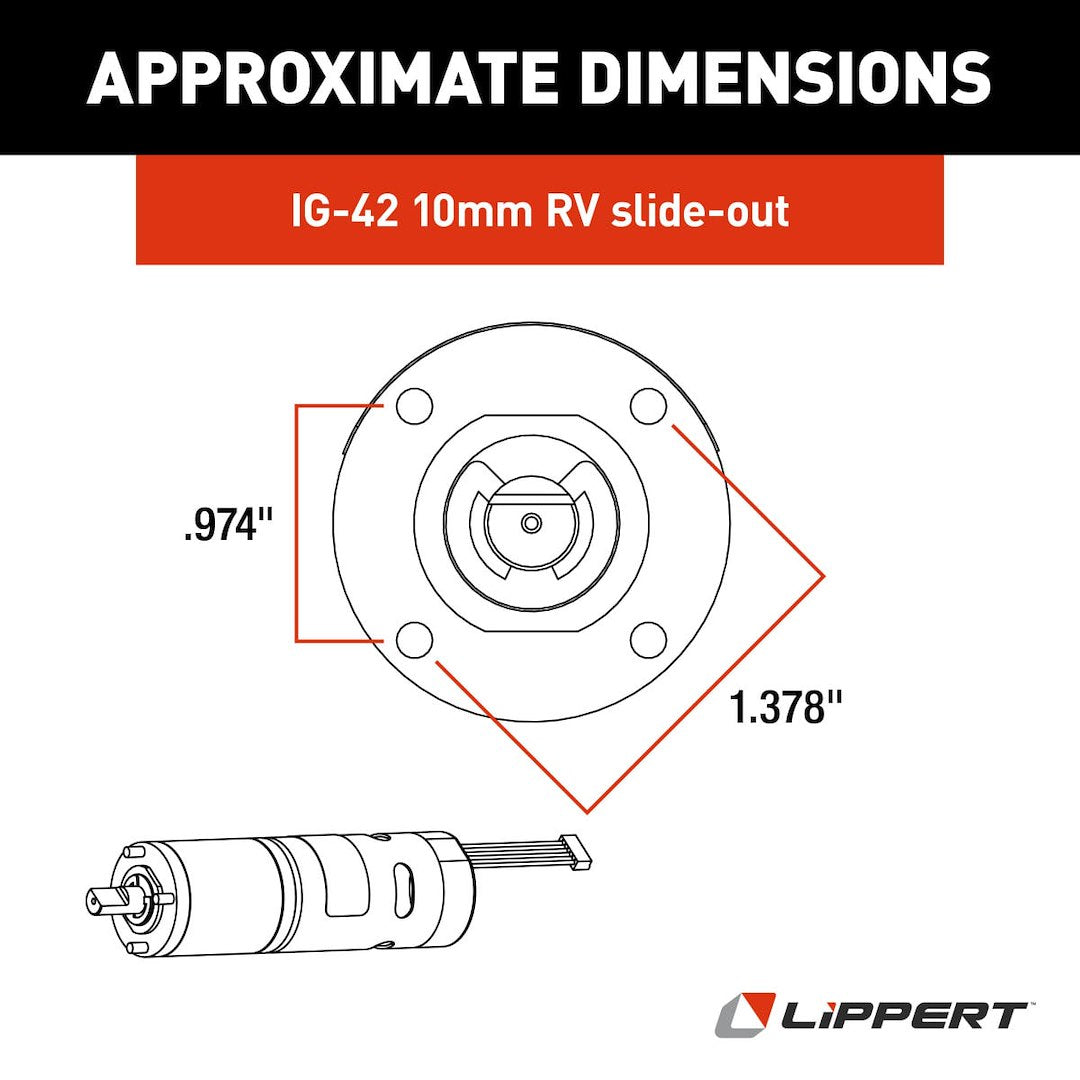 Lippert Components 236575 Slide Out Motor||236575_5.Jpg||90||m6v236575||1318618