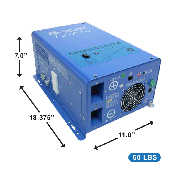 Aims Power Picoglf3k12050by Power Inverter/ Battery Charger||picoglf3k12050by_1.Png||86||apw1007120||2343932