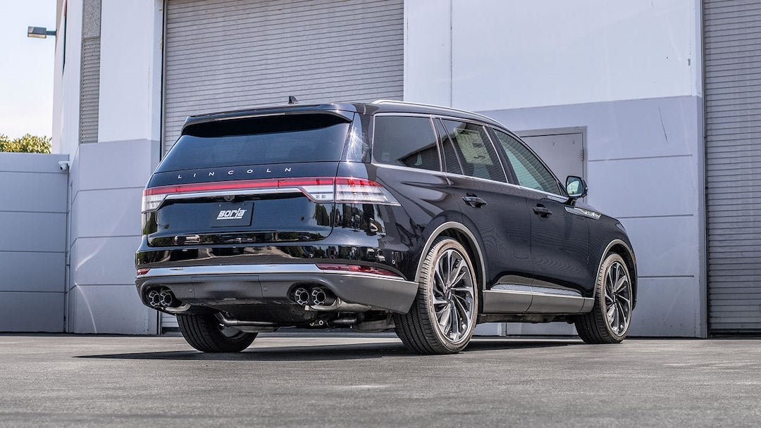 Product of Borla 140821CF ATAK ® Series Cat Back System Dual Exhaust System Kit