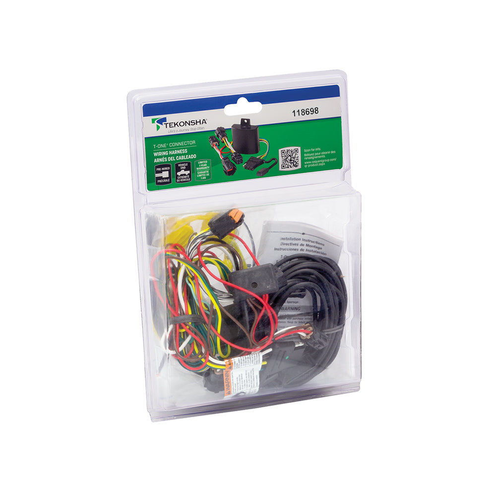 Product of Tekonsha 118698 Vehicle End 4 Flat Trailer Wiring Connector