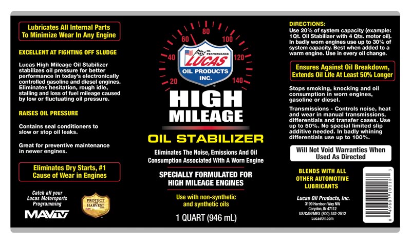 Product of Lucas Oil 10118 Oil Additive
