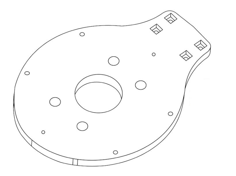 Seaview Adaf3blk Thermal Imaging Camera Mounting Plate||adaf3blk_1.Jpg||86||svwadaf3blk||1512055