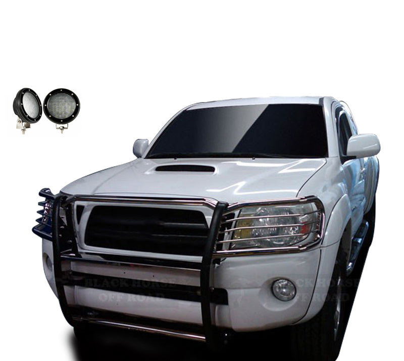 Product of Black Horse Offroad 17A096400MSS-PLFB Grille Guard