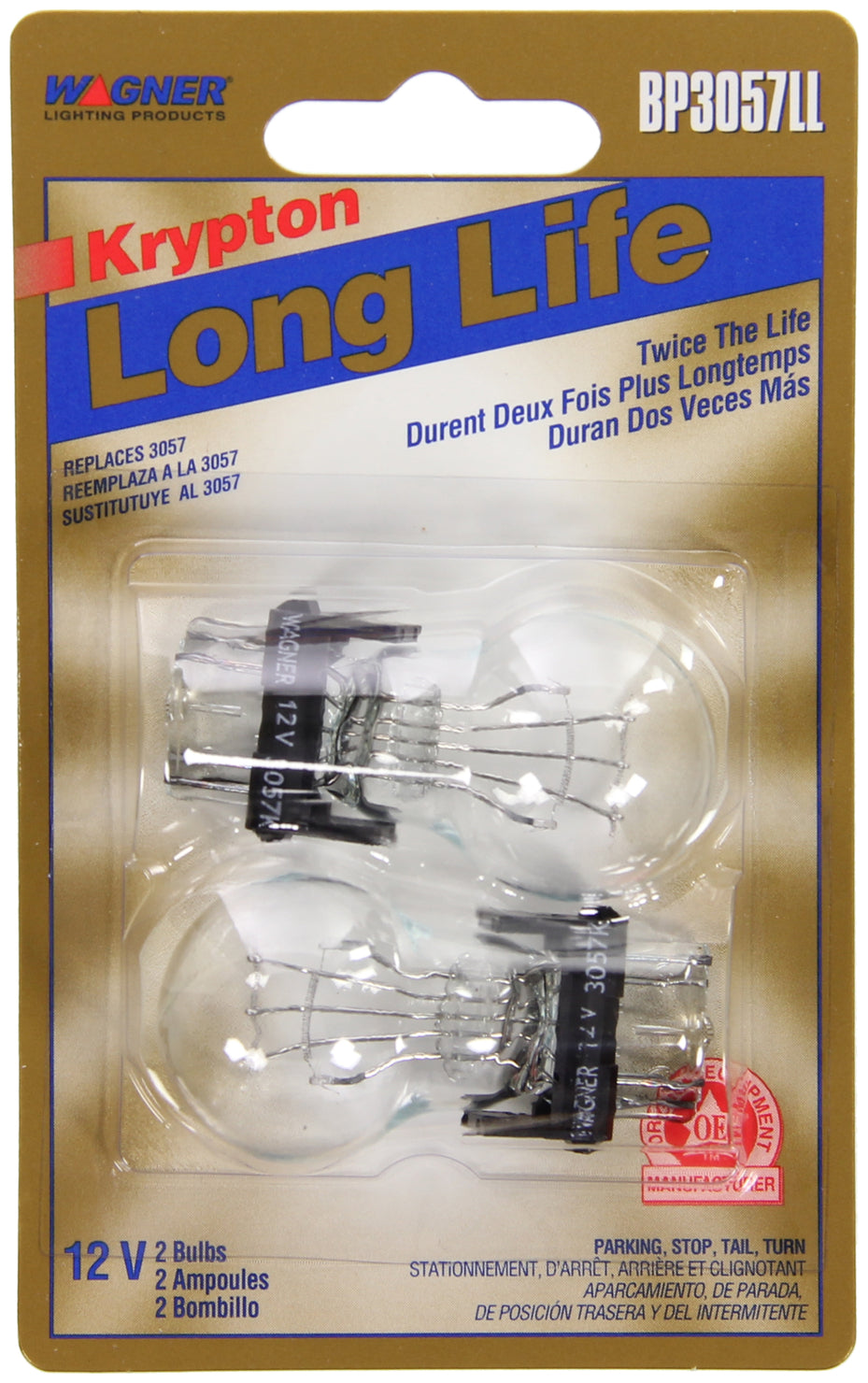 Wagner Lighting Bp3057ll Brake Light Bulb||bp3057ll_P02_Pkg.Jpg||94||w31bp3057ll||1506297