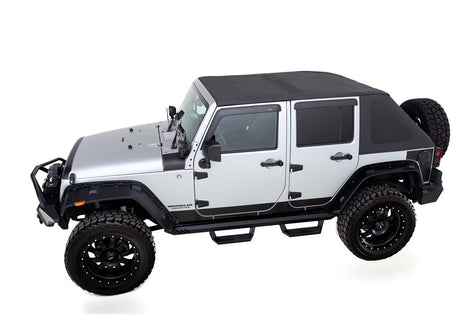 Product of Rampage 139935 Fastback Top Black Diamond Sailcloth Fabric Soft Top