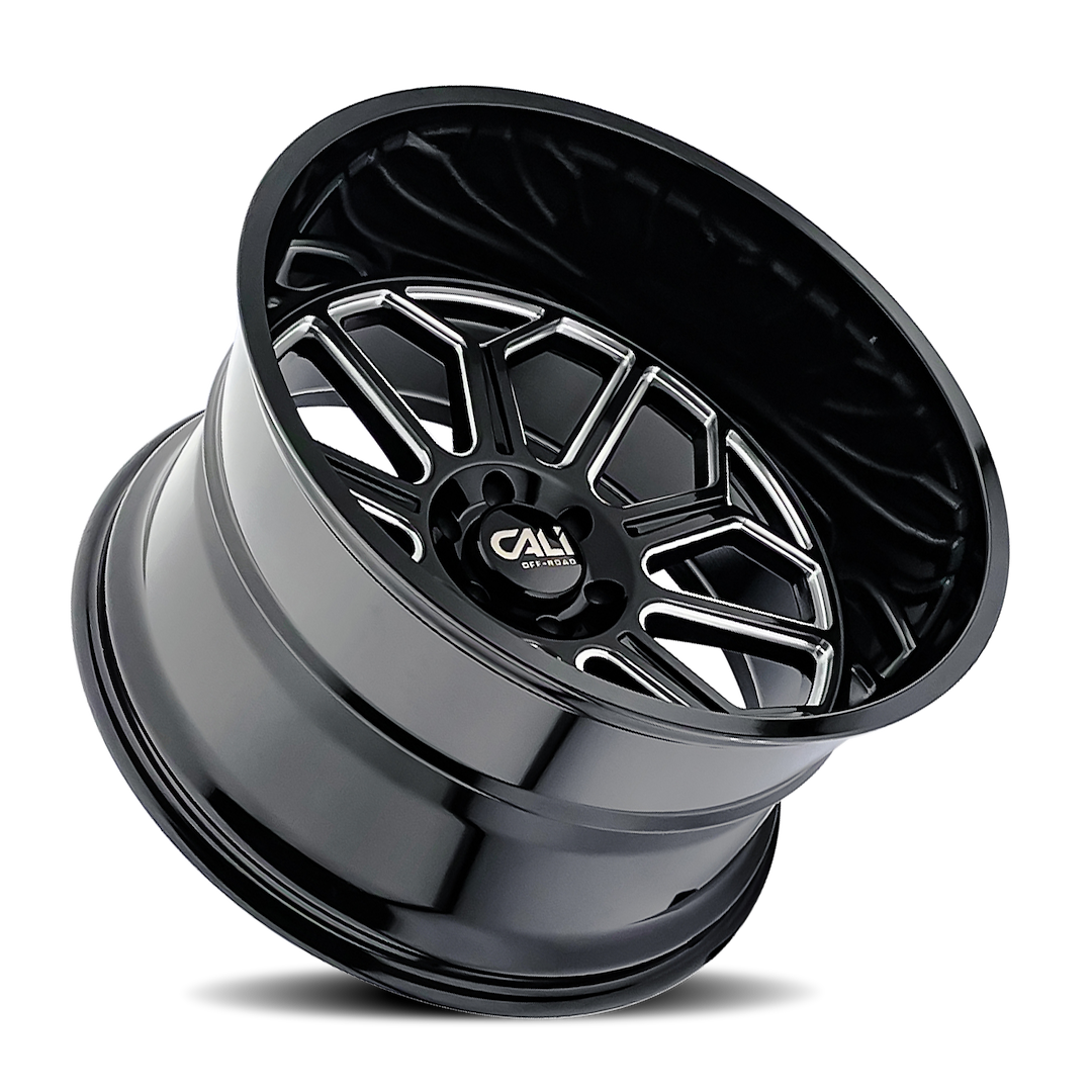Cali Off-Road 9117-24483bm Wheel||9117 Auburn_Gloss Black With Milled Accents_6 Lug_2.Png||87||wgh911724483b||2268852
