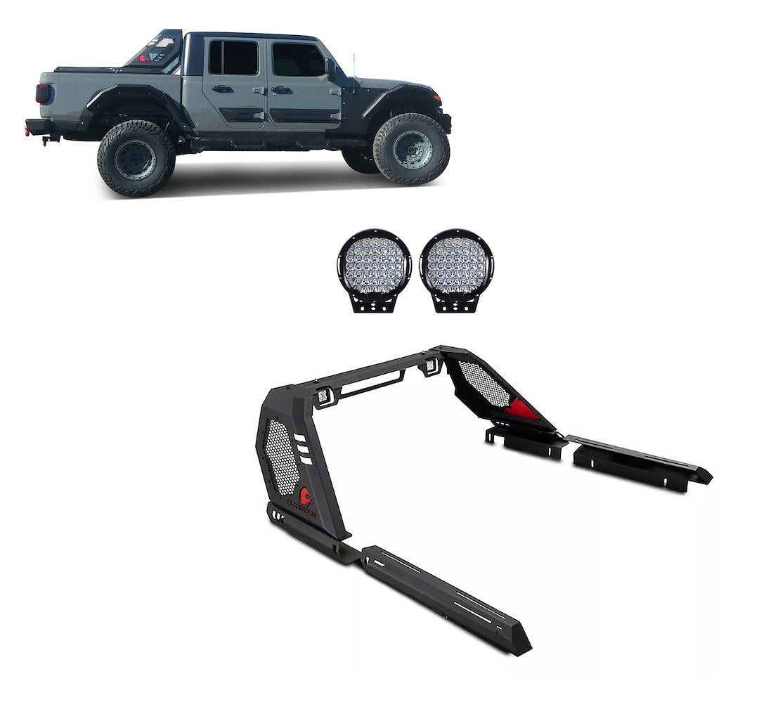 Product of Black Horse Offroad VIRB09B-PL69B  Truck Bed Bar
