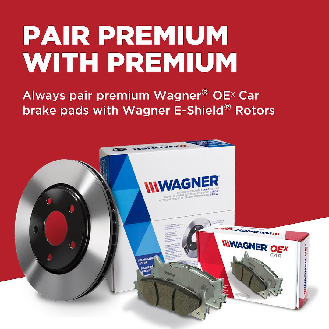 Wagner Brakes Oex813 Brake Pad||pair With Premium Car.Jpg||89||w66oex813||2222336