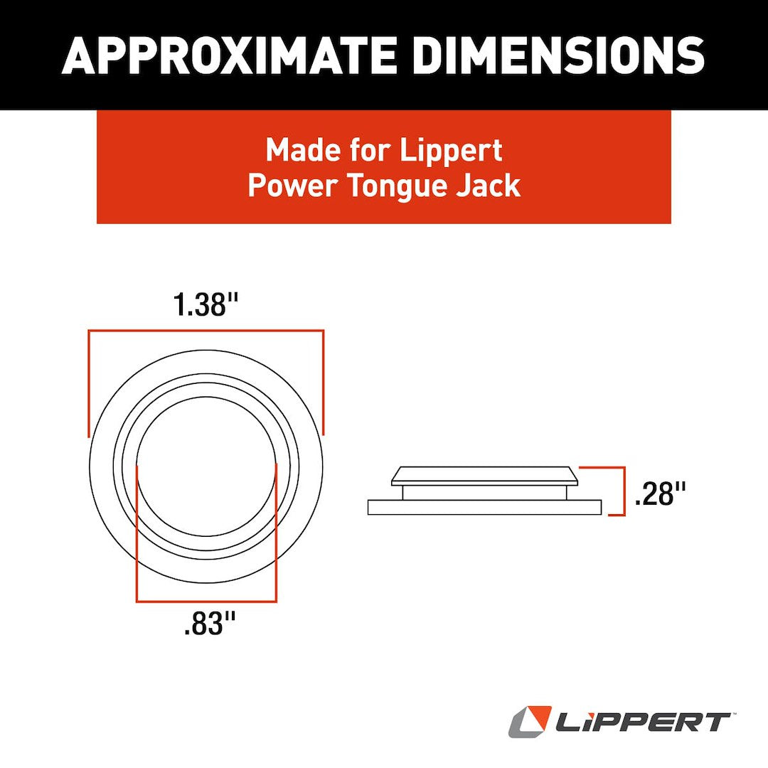 Product of Lippert Components 225875 Trailer Tongue Jack Plug