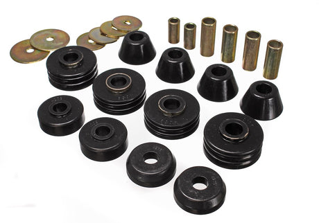 Product of Energy Suspension 3.4108G Black Polyurethane Body Mount Bushings