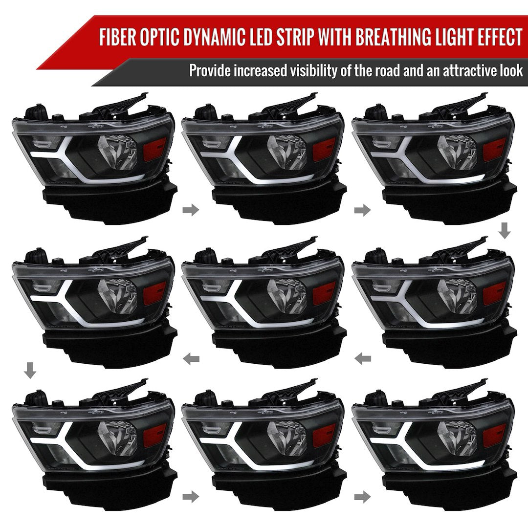 Spec-D Tuning 2lh-Ram1915jm-G3-Rs Headlight Assembly||||86||sdt2lhram1915||1918830