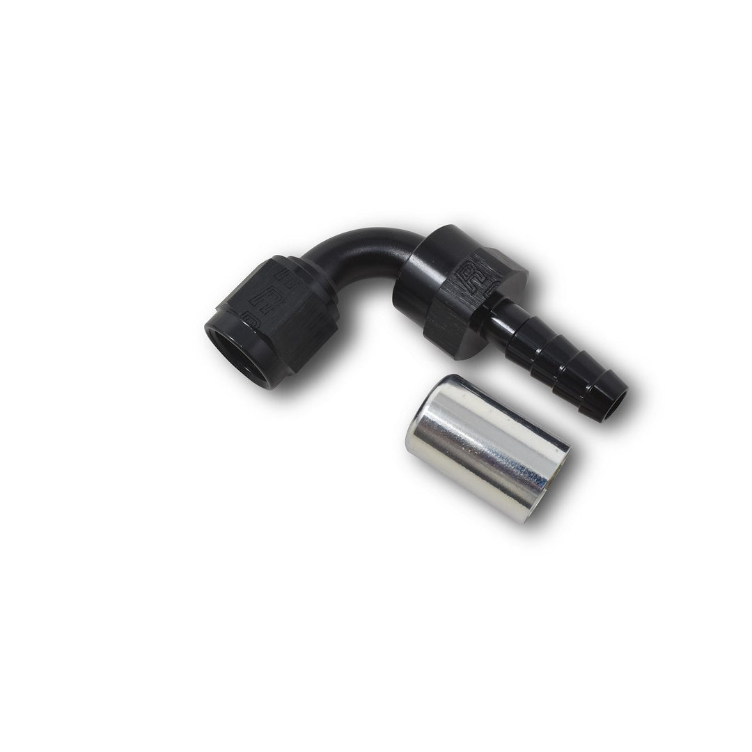 Product of Russell Automotive ProClassic 610543 Hose Barb 1/2 Inch (-8 AN) Black/ Silver