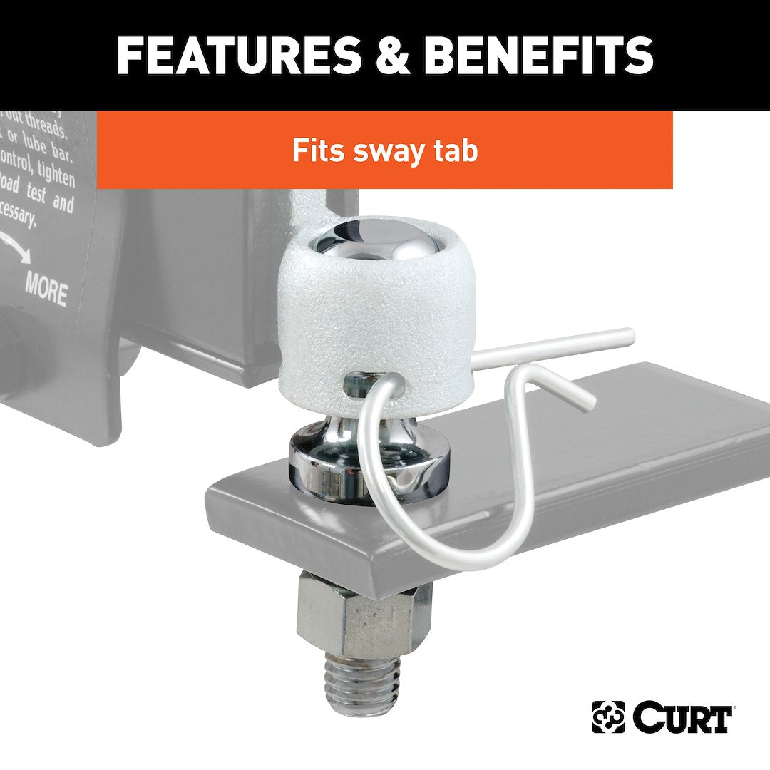 Curt 40093 Weight Distribution Hitch Sway Control Ball||40093_3008x1990_Fc.Jpg||89||c9340093||1070385